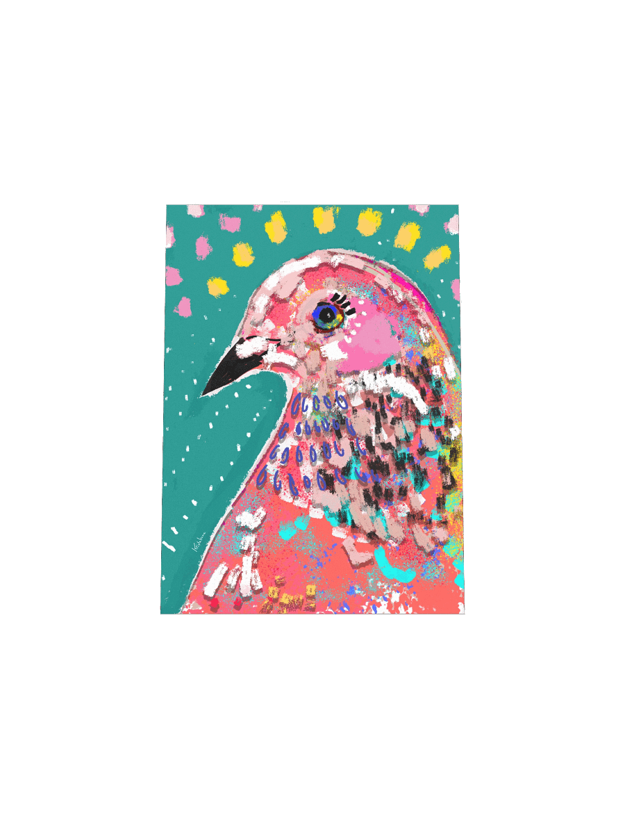 The Prettiest Pigeon - Premium Art Poster product image (4)