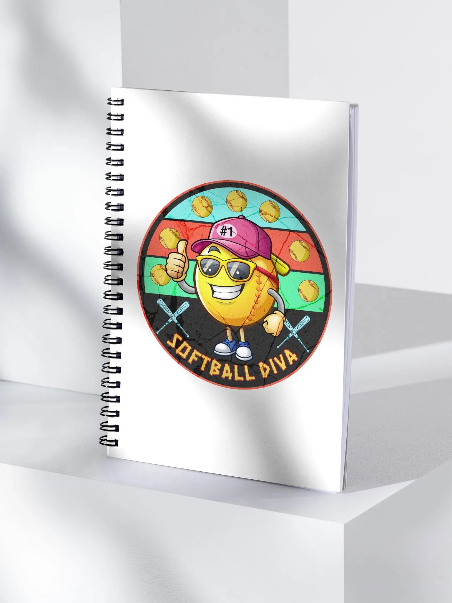 Softball Diva Spiral Notebook product image (3)