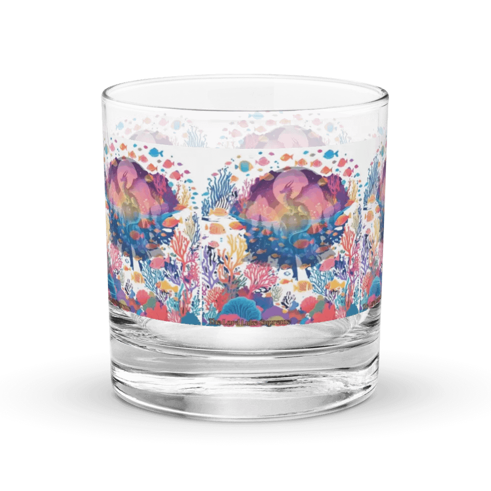 Underwater Wonderland Rocks Glass product image (3)