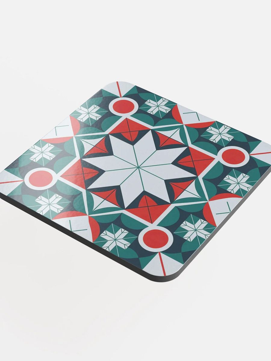 Kaleidoscope patterned Coaster Set product image (4)