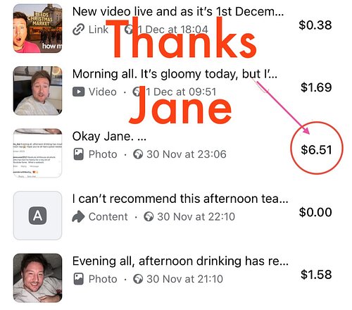 A message for the trolls 🤣🤣

Sorry not one to talk about money usually, it can be crass. But thanks Jane old lass 😊 I’ll get ...