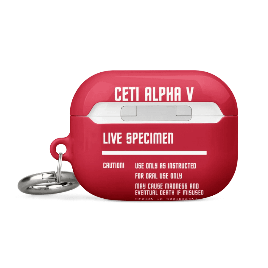 Ceti Eel Caution Label AirPods case product image (3)