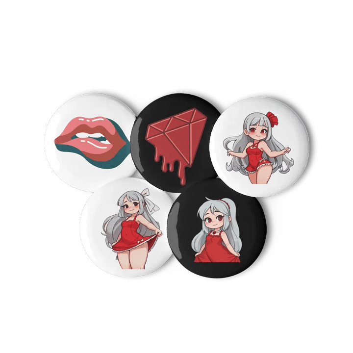 Chibi Fashionista Pin Set product image (2)