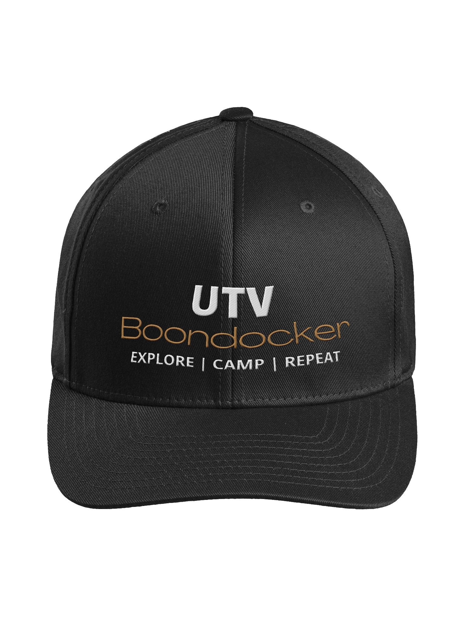 Embroidered Logo Flexfit Fitted Hat product image (1)