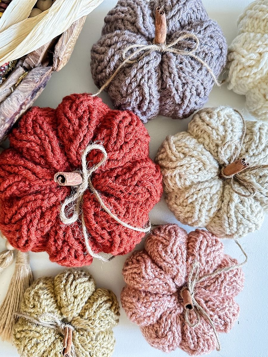 Cozy Cottage Cable Pumpkin Crochet Pattern product image (6)