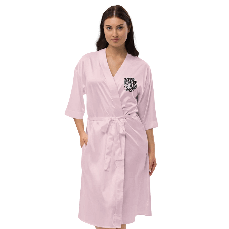 Timber Wolf Satin Bathrobes product image (15)