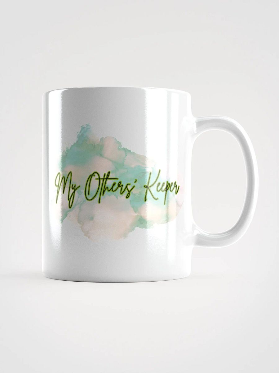 My Others' Keeper White Mug Boho Green product image (1)