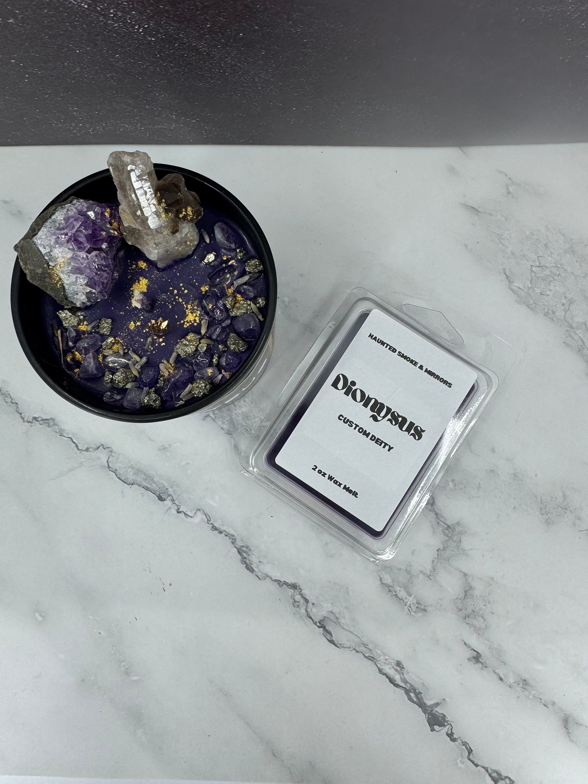 Dionysus Crystal Deity Candle product image (2)