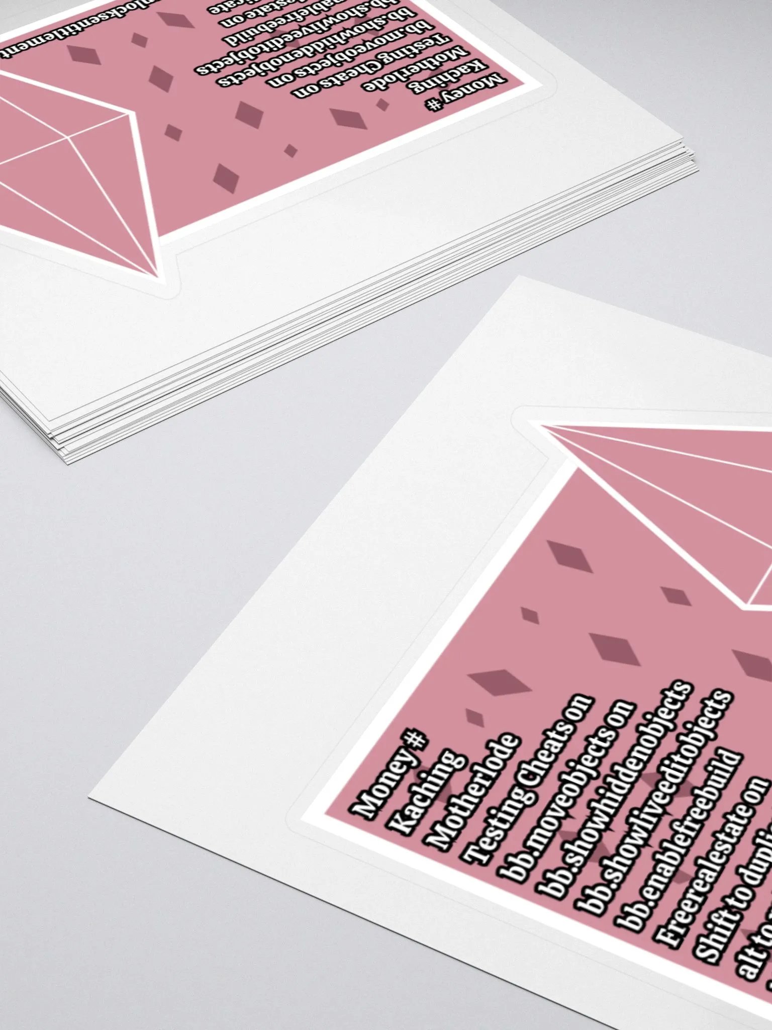 Sims Cheats Sticker - Pink product image (5)
