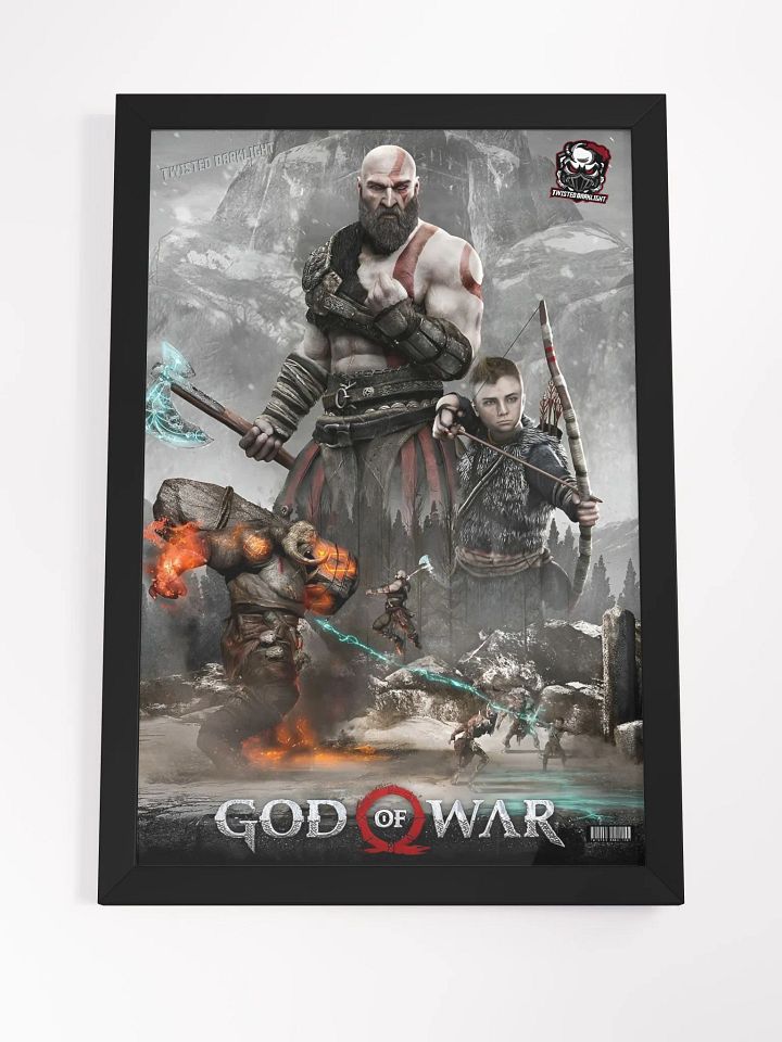 God of War: A Legendary Framed poster - Size: 12" x 18" product image (2)