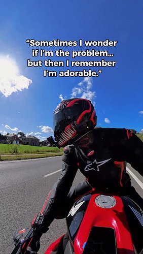 Im adorable 😎 #motorcycle #biker #bikelife #funny #fyp