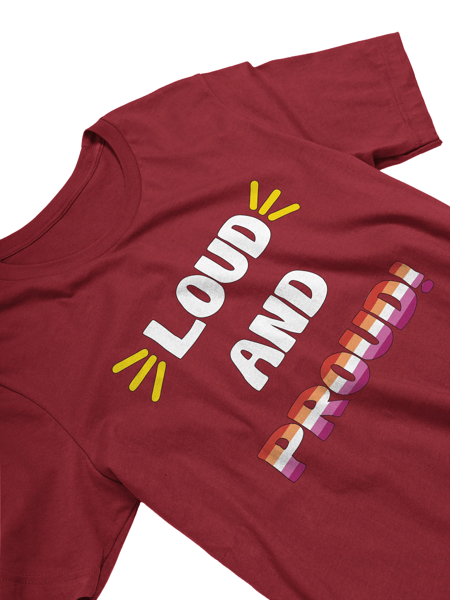 Loud and Proud Lesbian T-Shirt product image (30)
