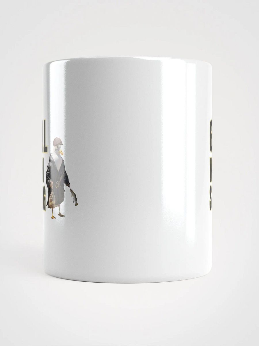 Gull with Swag Glossy White Mug product image (10)