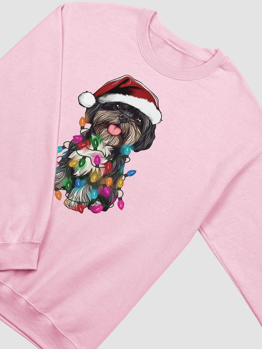 Funny Shih Tzu(Black) Christmas Sweatshirt product image (18)