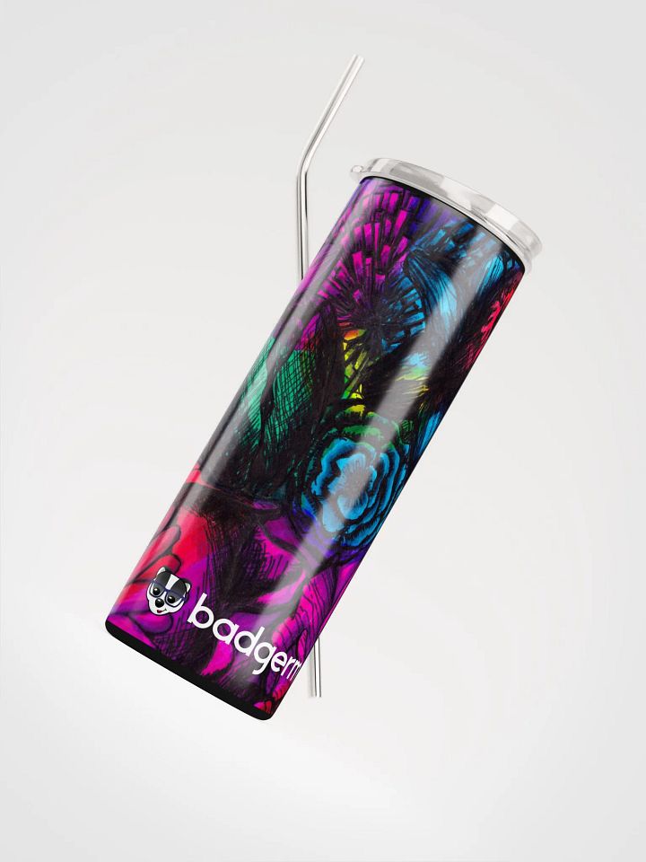 BadgerMakes Tie-dye 20oz Tumbler w/ Straw product image (1)