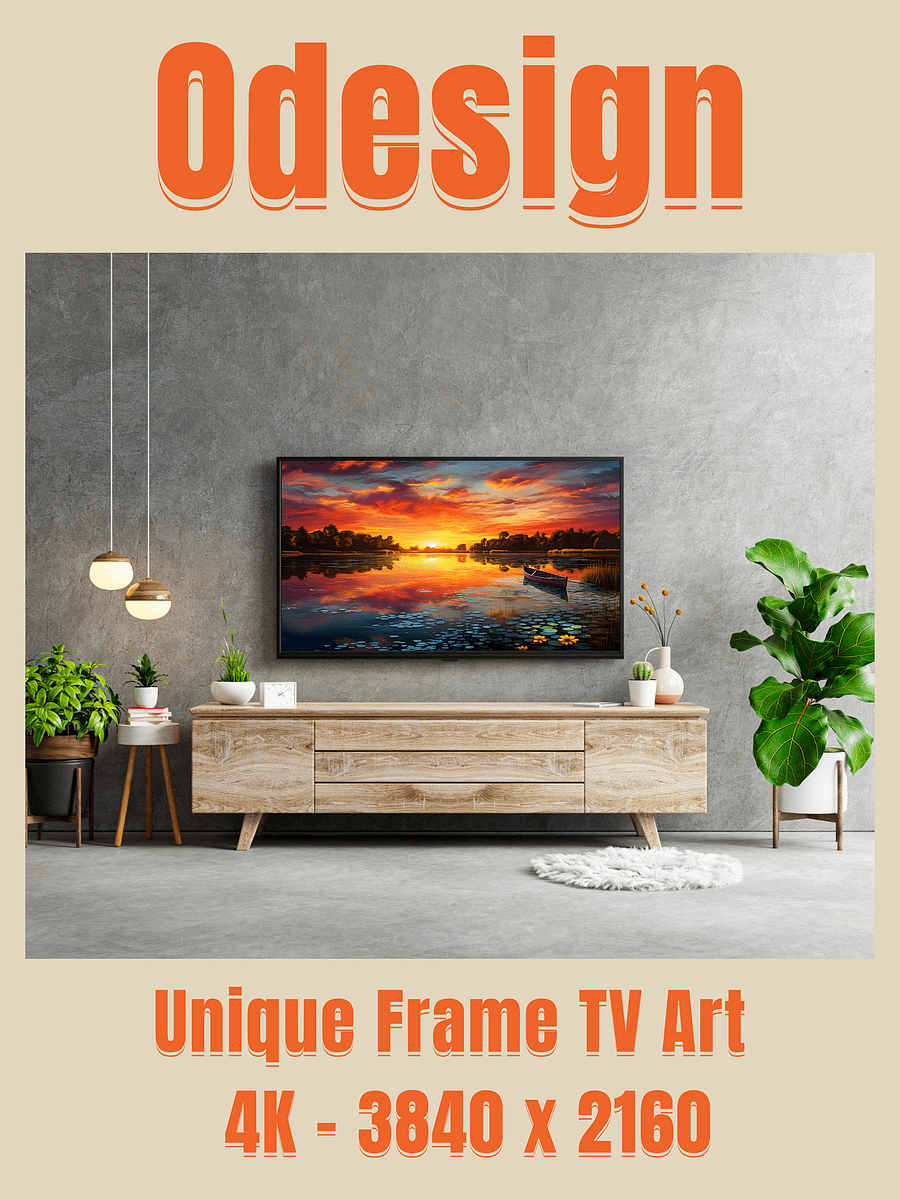 Cityscape and Landscape Frame TV Art product image (3)