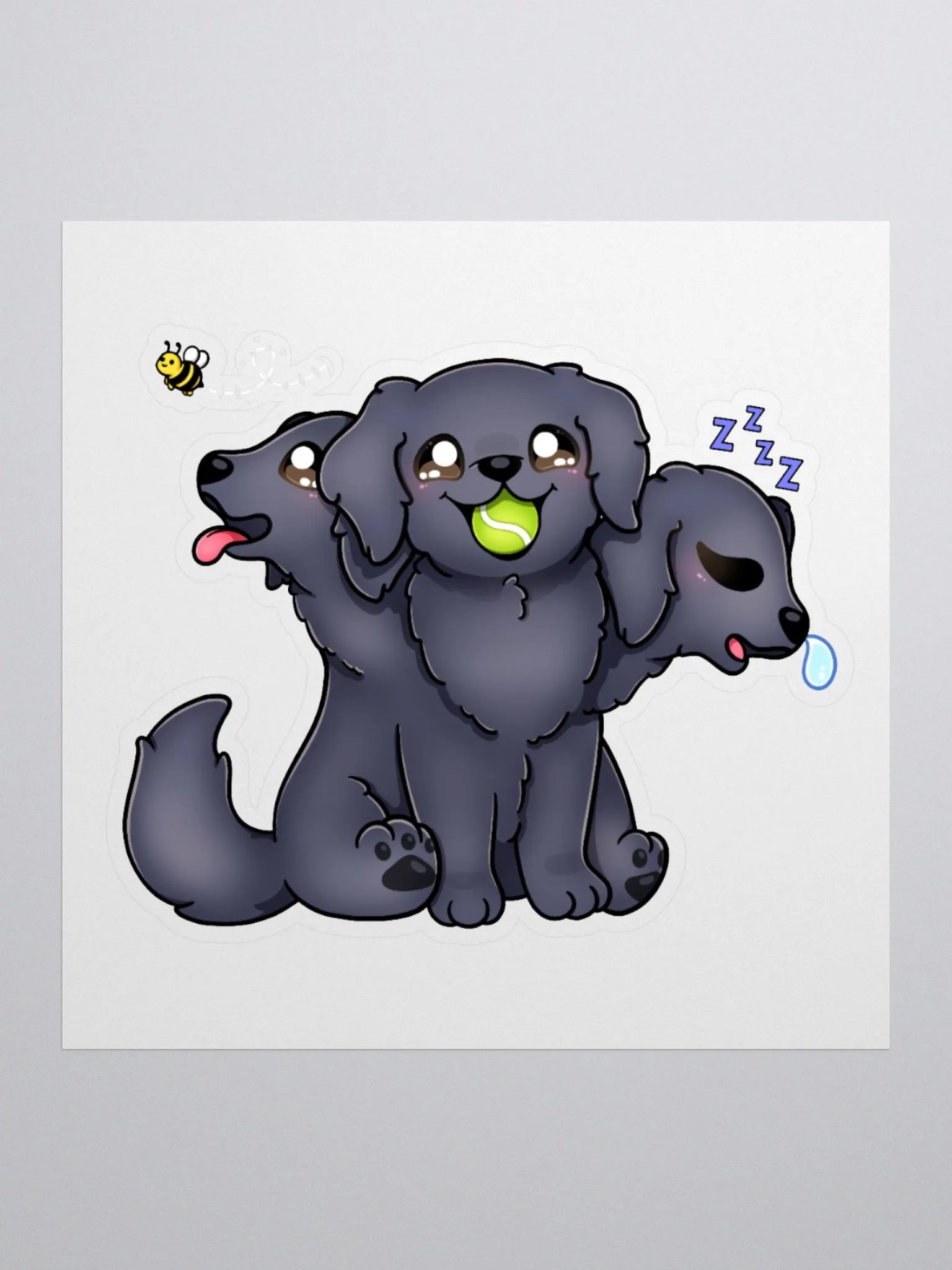 Cerberus Puppy Sticker product image (3)