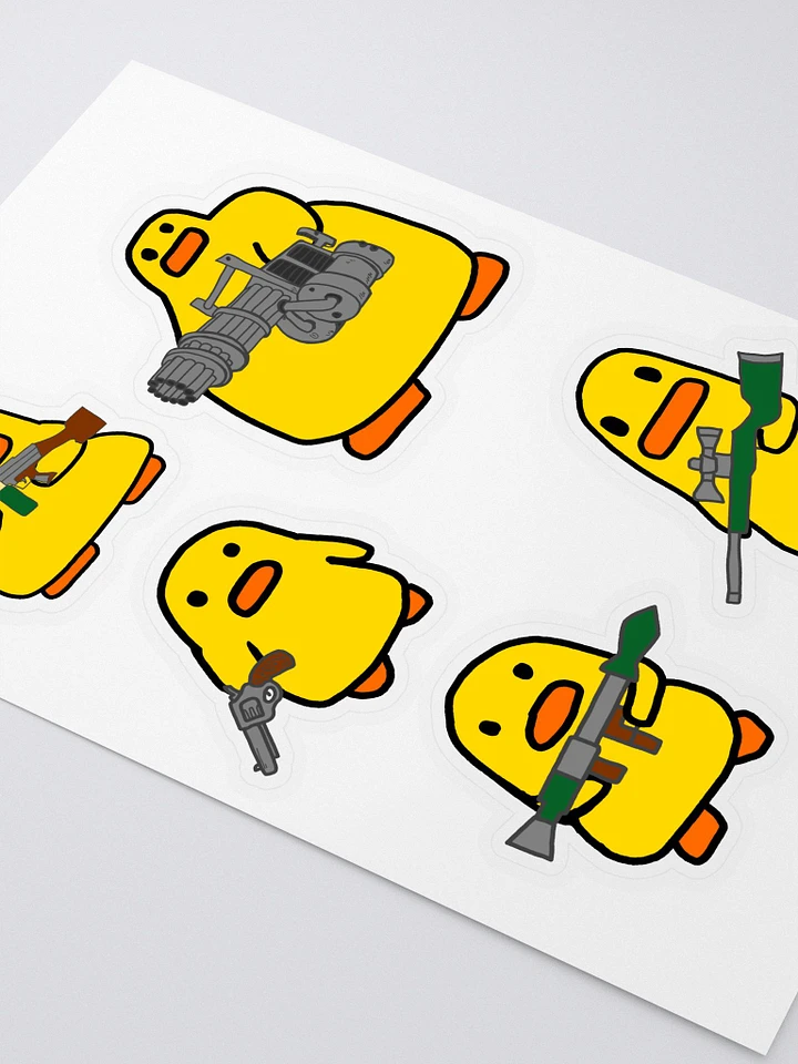 DUCKS WITH GUNS STICKER PACK product image (2)