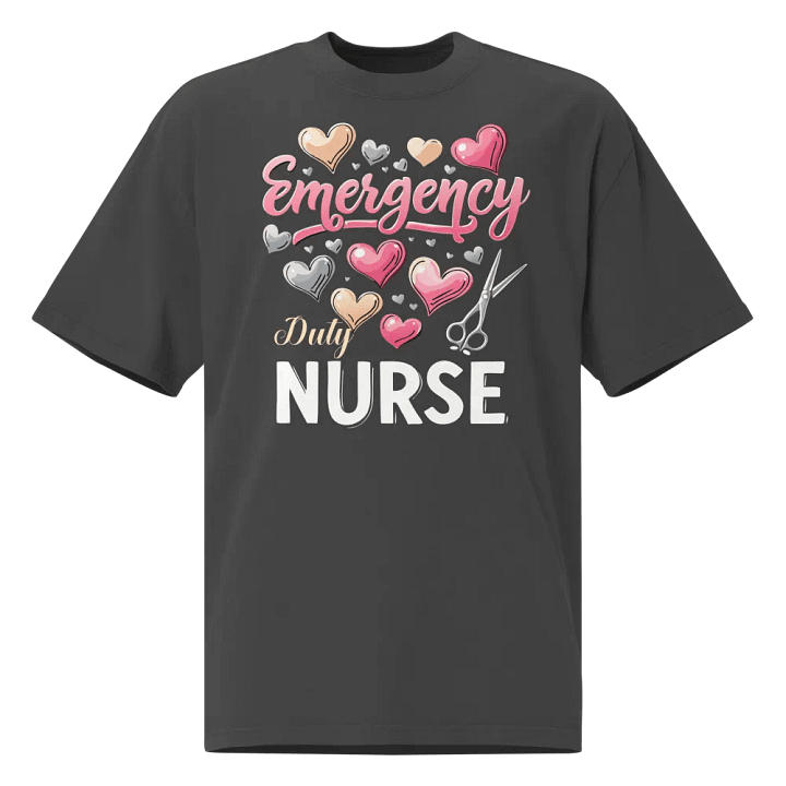 Valentines Emergency Duty Nurse T-Shirt product image (1)