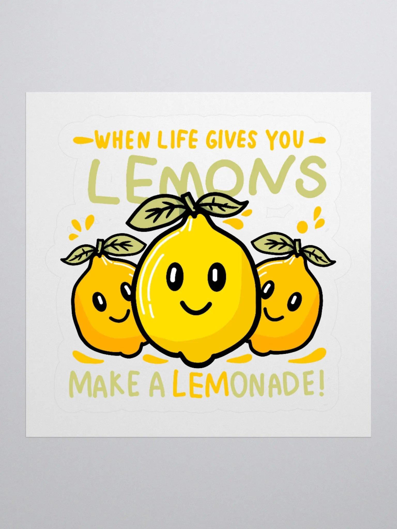 Lemonade Kiss Cut Stickers product image (1)