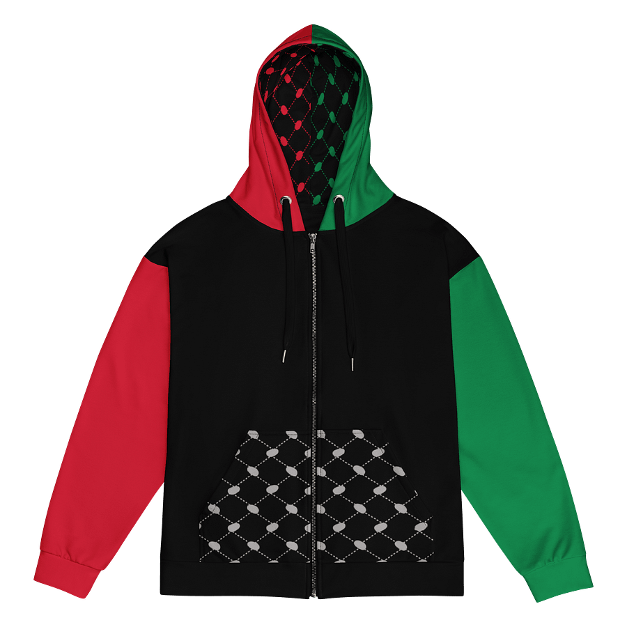 The Keffiyeh Handala Unisex Zip Hoodie product image (1)