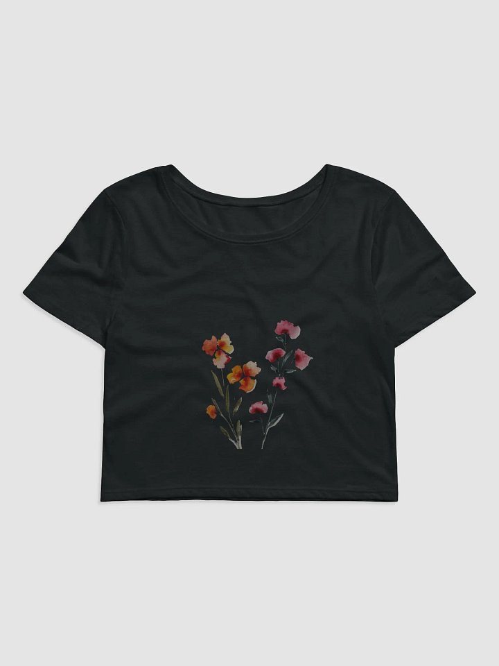 Flowers on black beauty product image (1)