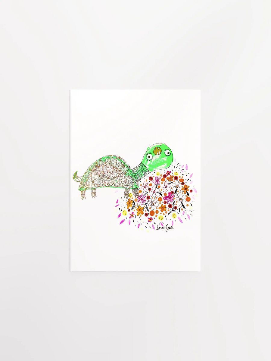 Happy Turtle matte poster product image (7)