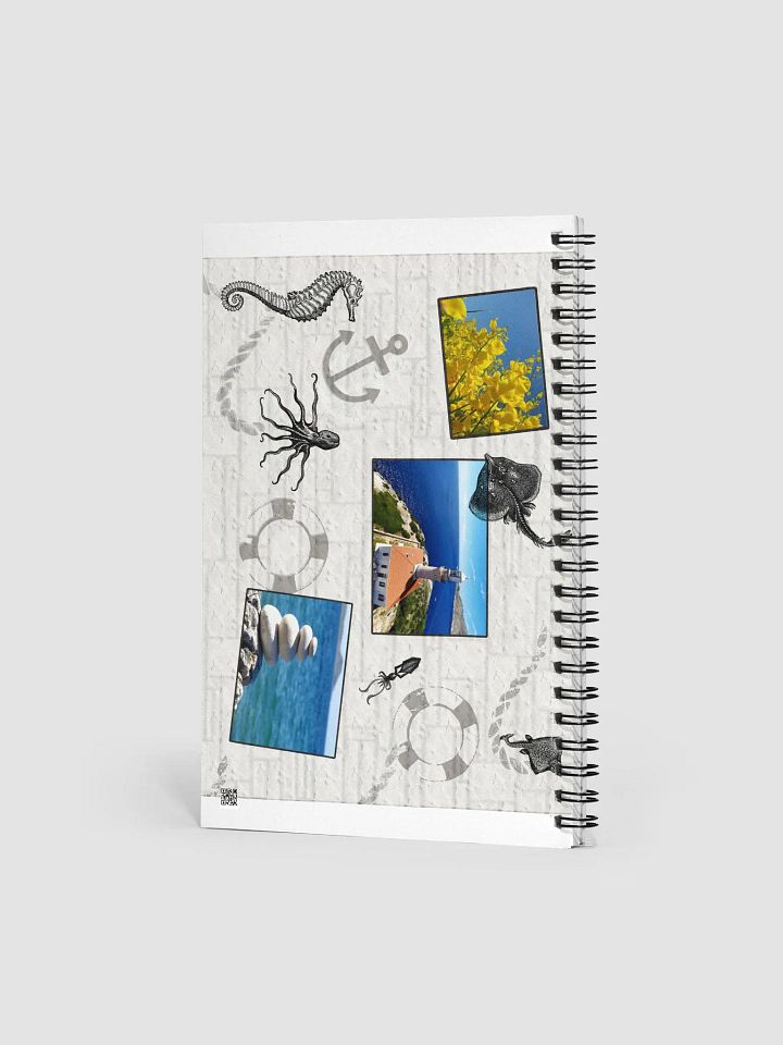 Sea design (photoshop art by Dina R.) - Spiral Notebook product image (2)