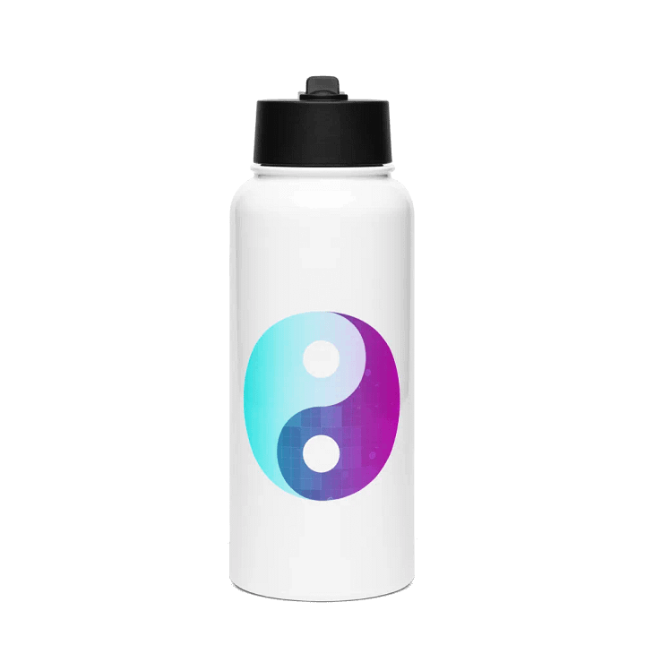 Cyberpunk Yin Yang Symbol Waterbottle product image (1)