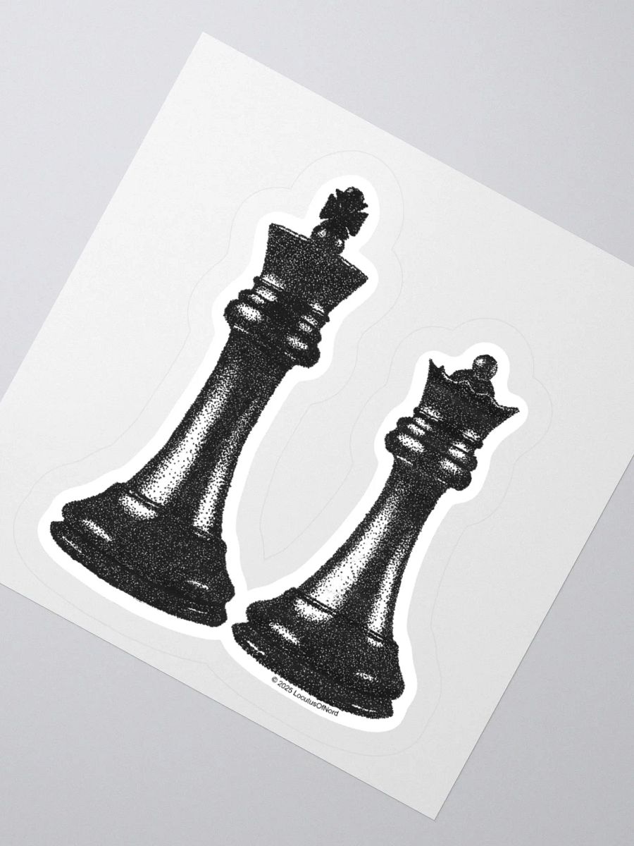 "Couple" Chess King & Queen Stipple product image (5)