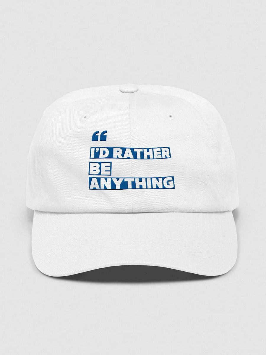 Bold Blue Quote Dad Hat product image (7)