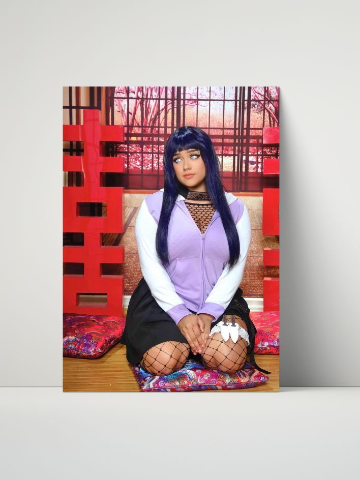 Naruto - Hinata Cosplay Metal Print Collection (OMGKittyOF) - 8"x10" product image (1)