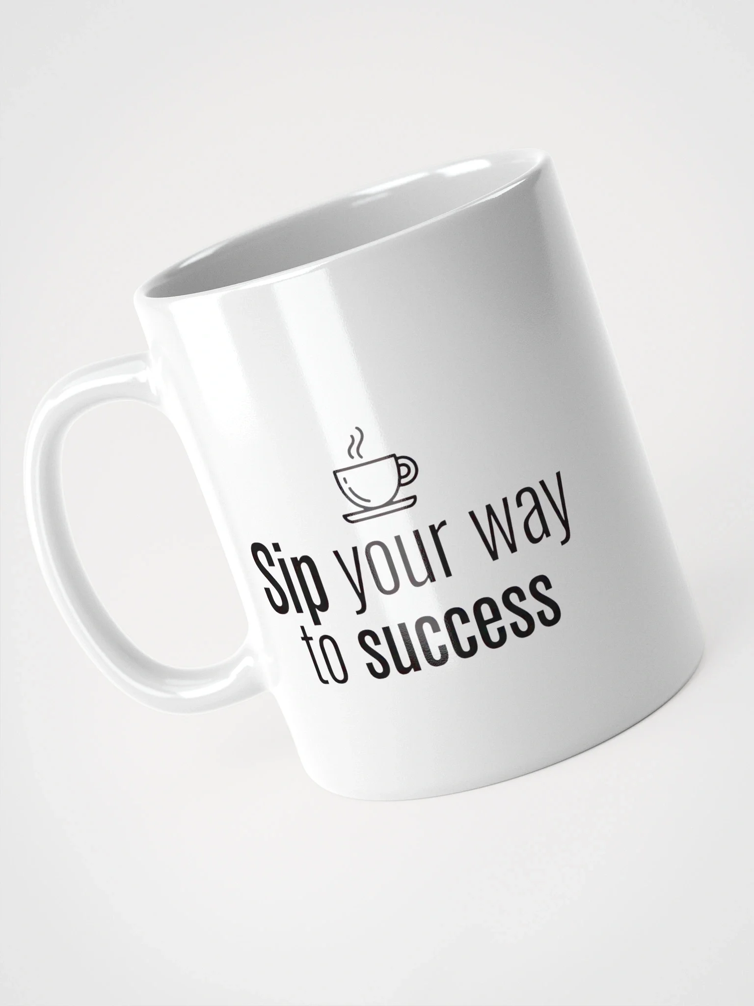 Sip Your Way to Success Mug – Inspirational Coffee Cup for Motivation and Productivity product image (4)