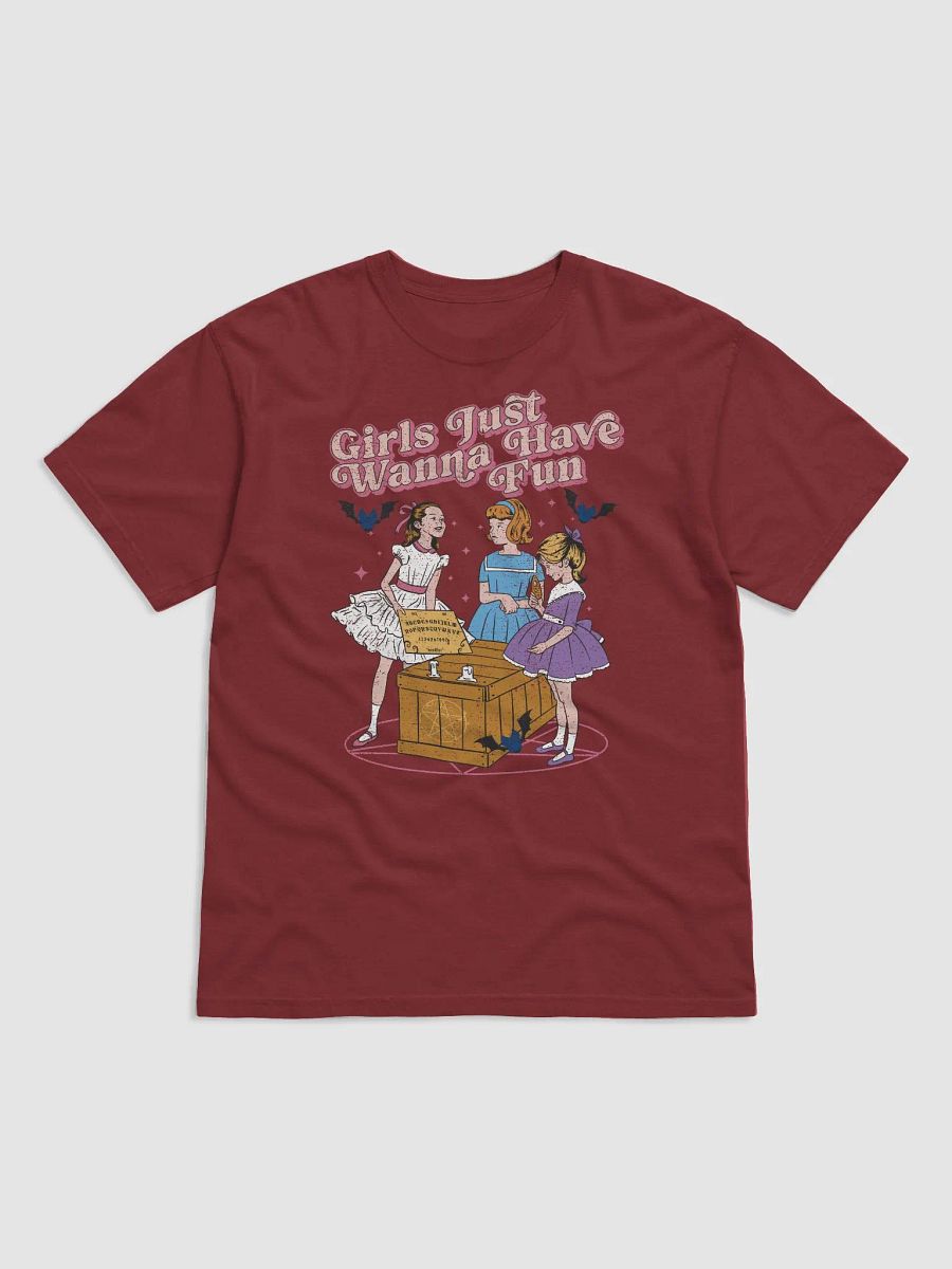 Girls Just Wanna Have Fun T-Shirt | Funny Retro-Style Fall and Halloween T-Shirt product image (8)