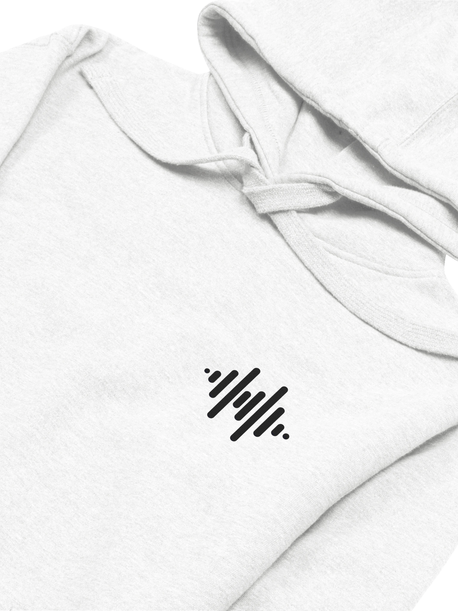 ASMR with MAPA Premium Unisex Hoodie – Soundwave Design (White) product image (3)