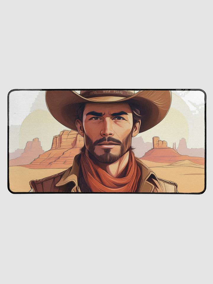 Desk Mat 15.5" x 31.5" cowboy normal product image (1)