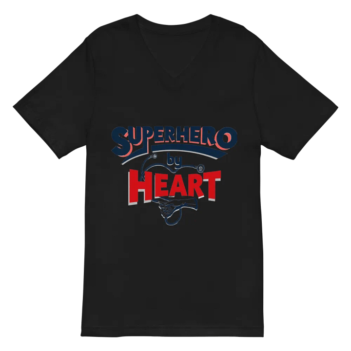 Heartfelt Superhero V-Neck Tee product image (3)