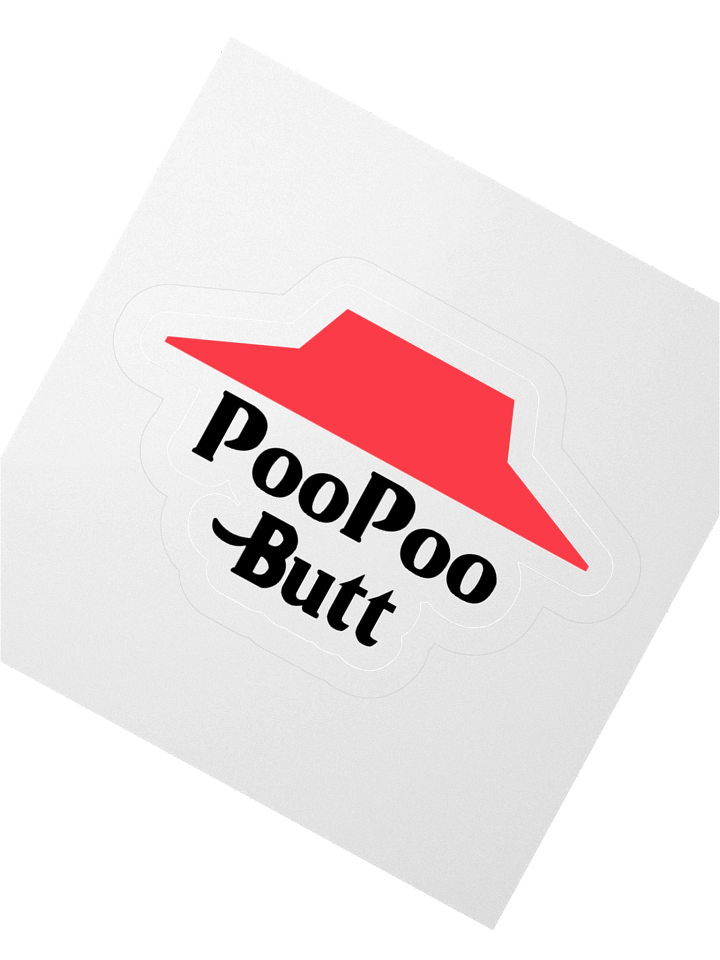 PooPoo Butt Sticker product image (4)