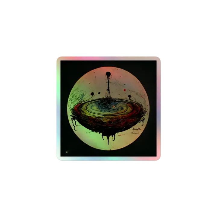 Cosmic Vortex Holographic Sticker Sheet product image (1)