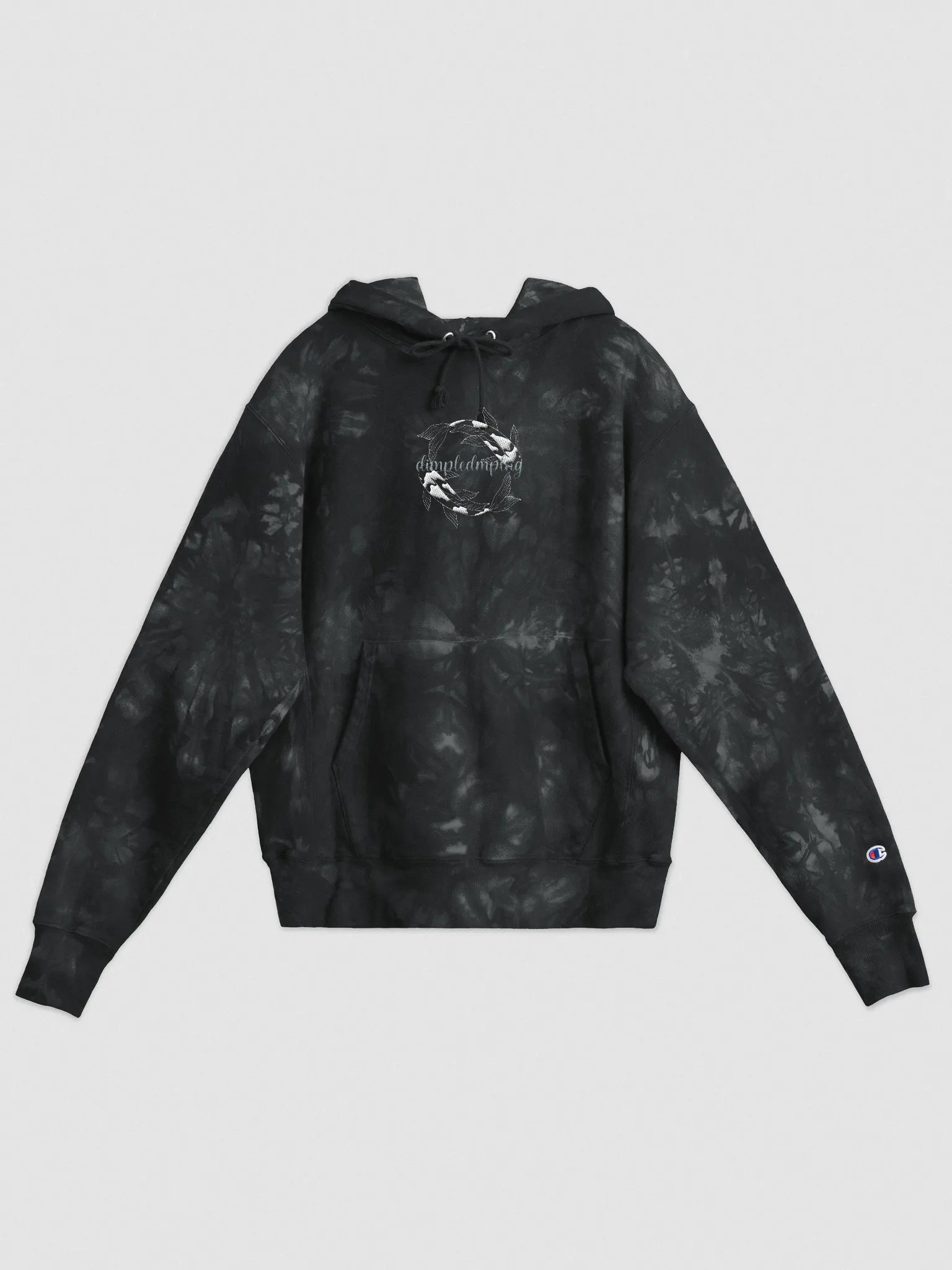 dimple koi tie-dye hoodie product image (1)