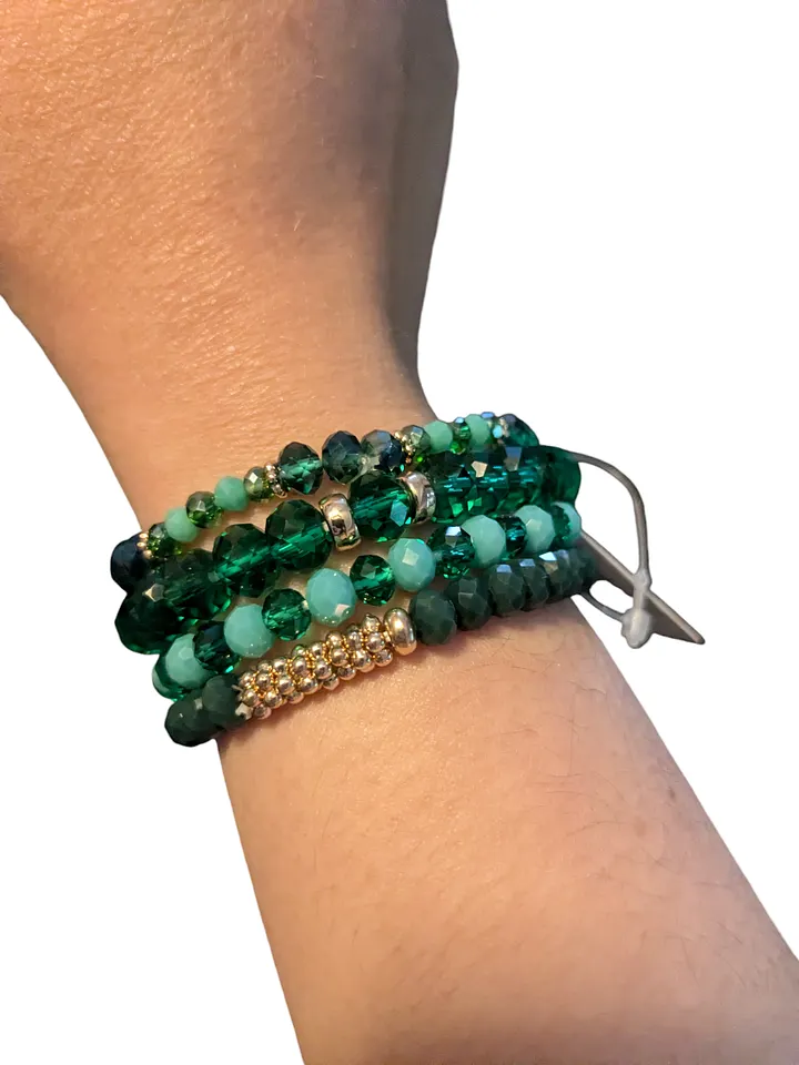 Green 4 Bracelet Stack product image (2)