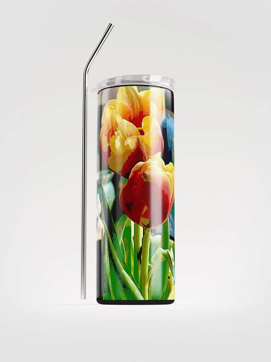 Miniaday Designs Tulips Stainless Steel Tumbler product image (1)