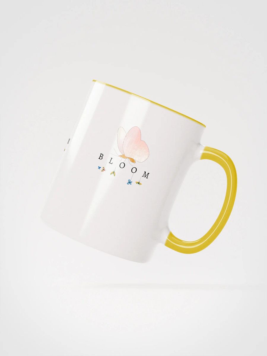 Bloom Butterfly Ceramic Mug - Yellow product image (2)