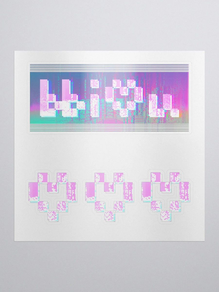 Beep Boop, I Love You Sticker Sheet product image (1)