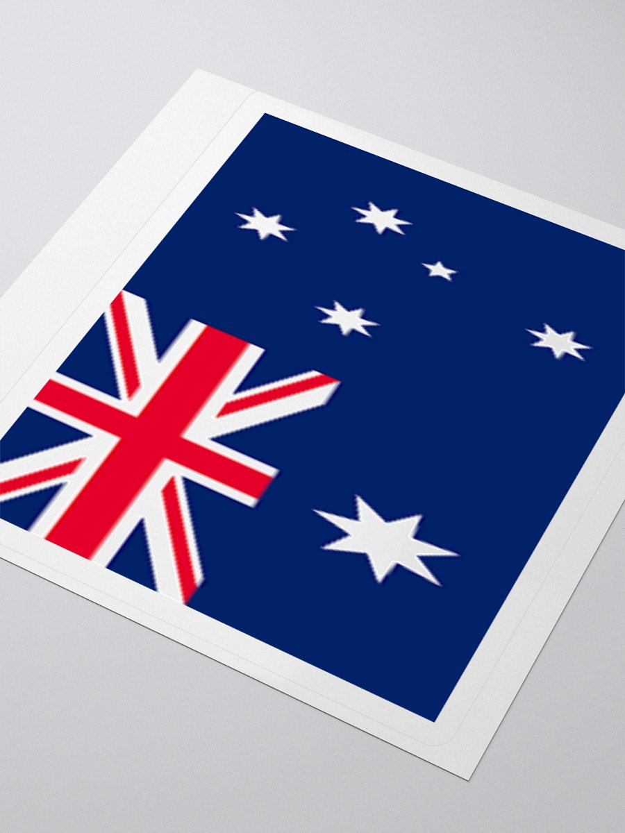Exclusive Australia Flag Kiss-Cut Stickers - High-Quality Vinyl, Multiple Sizes product image (8)