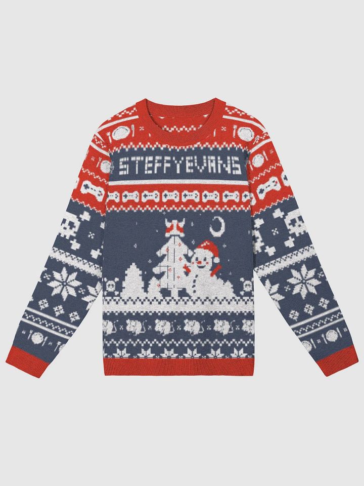 Yule Be Sorry You Wore This Christmas Sweater | Blue & Red product image (1)
