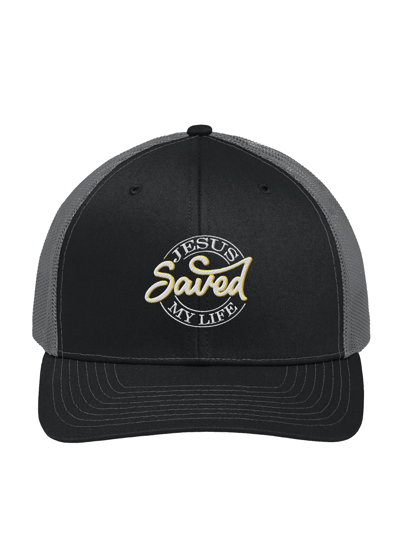 Jesus Saved My Life Trucker Hat product image (2)