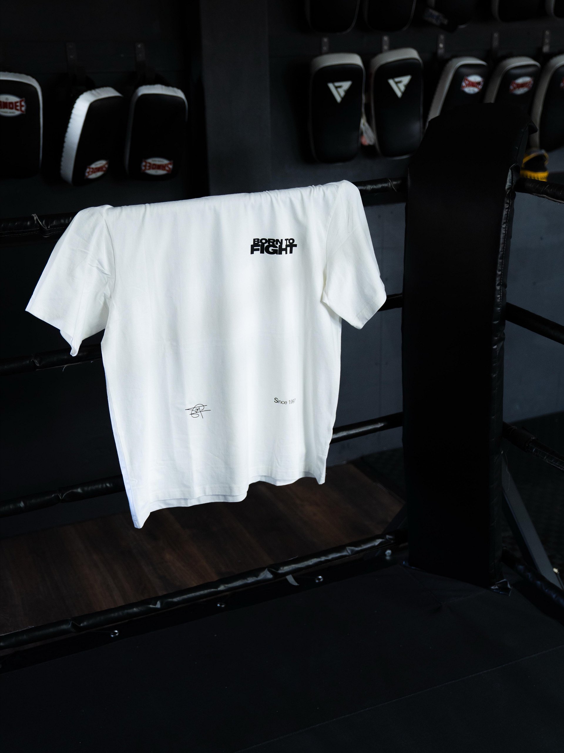 Born to Fight Signature Tee (White) product image (4)