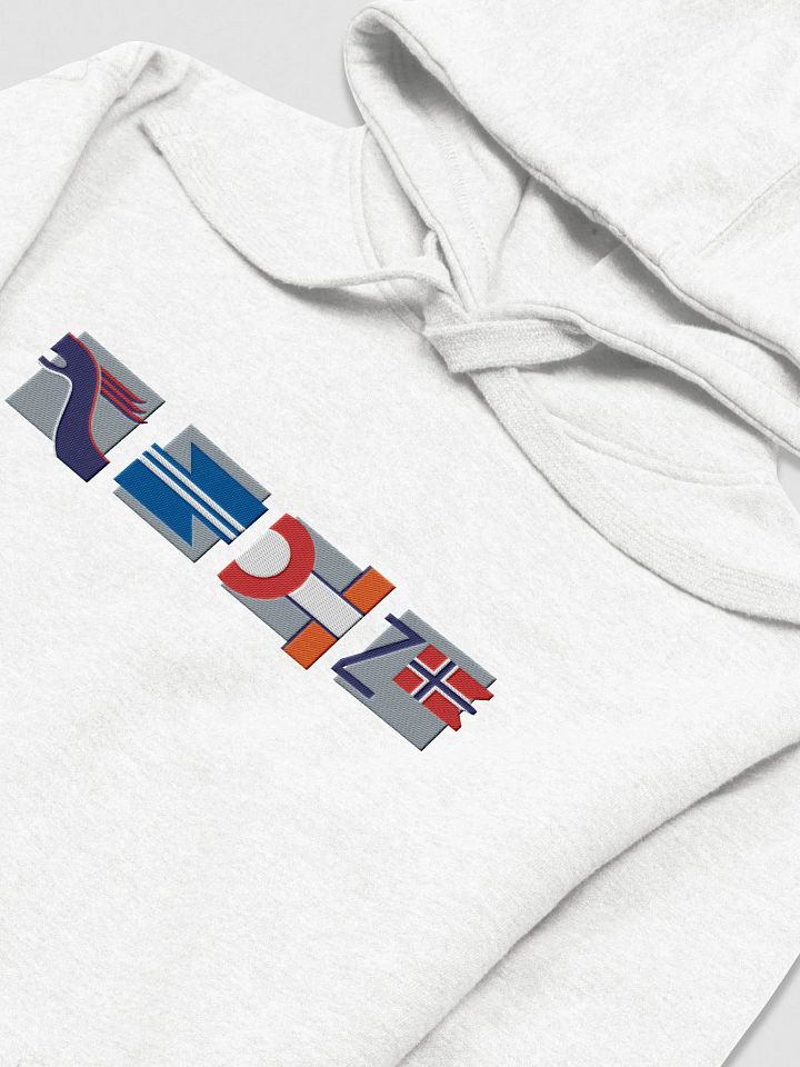 Embroidered Nordic DC-3 Collection Hoodie White product image (1)