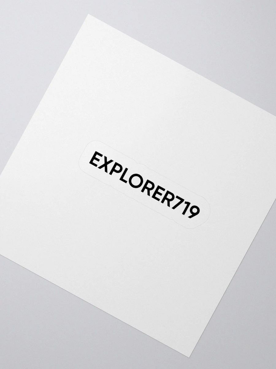 Explorer719 Logo Sticker product image (2)